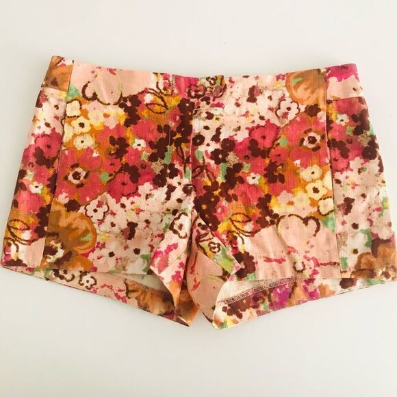 J.Crew floral shorts Size 6 - Picture 1 of 3